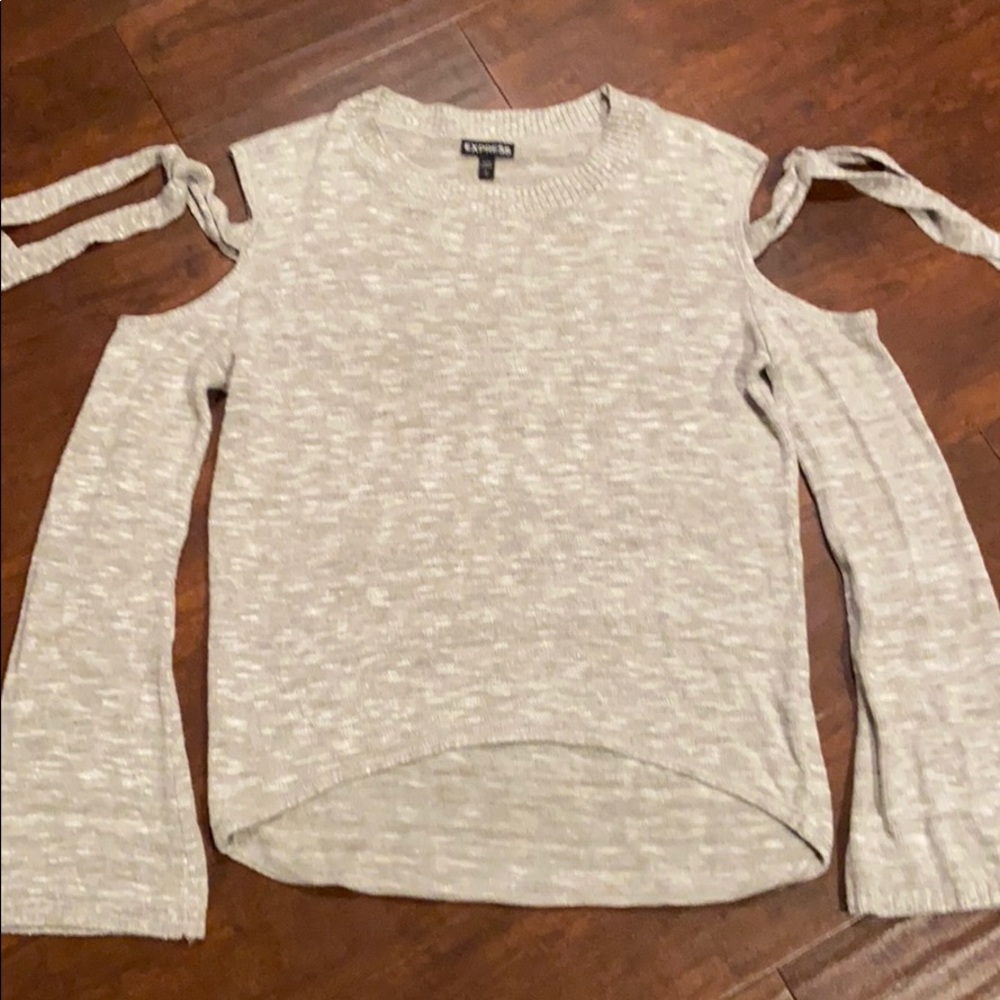 Express Open Shoulder Sweater - Picture 2 of 6
